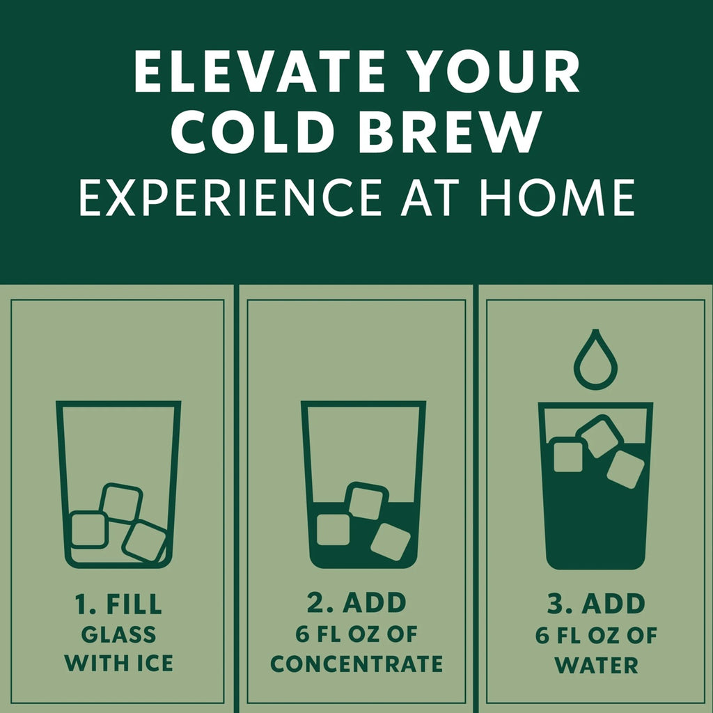 Starbucks Signature Black Coffee, Bottled Cold Brew Coffee Concentrate Drink, 32 oz