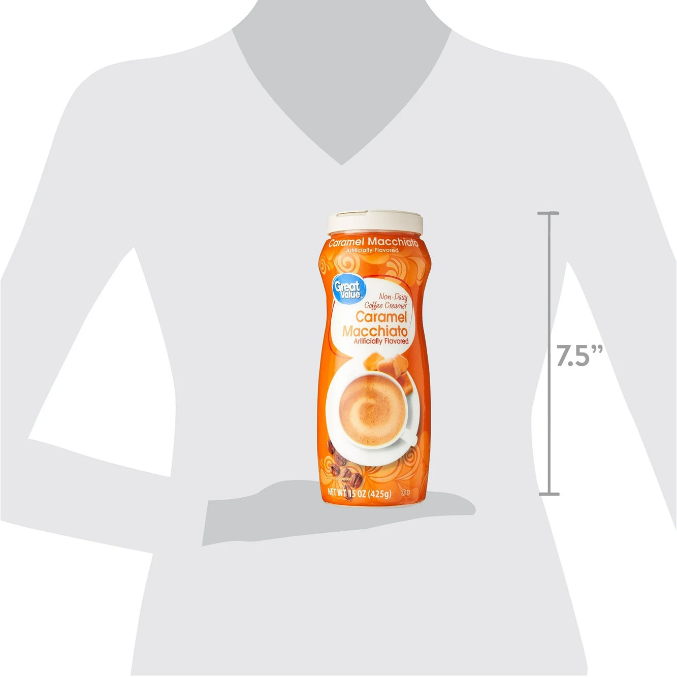 Great Value Caramel Macchiato Coffee Creamer, 15 oz