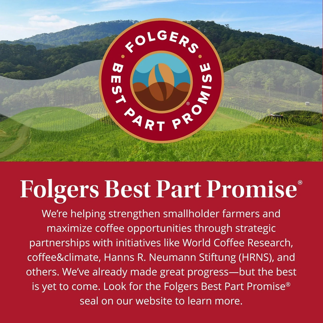 Folgers Classic Roast Instant Coffee, Single Serve Packets, 7ct