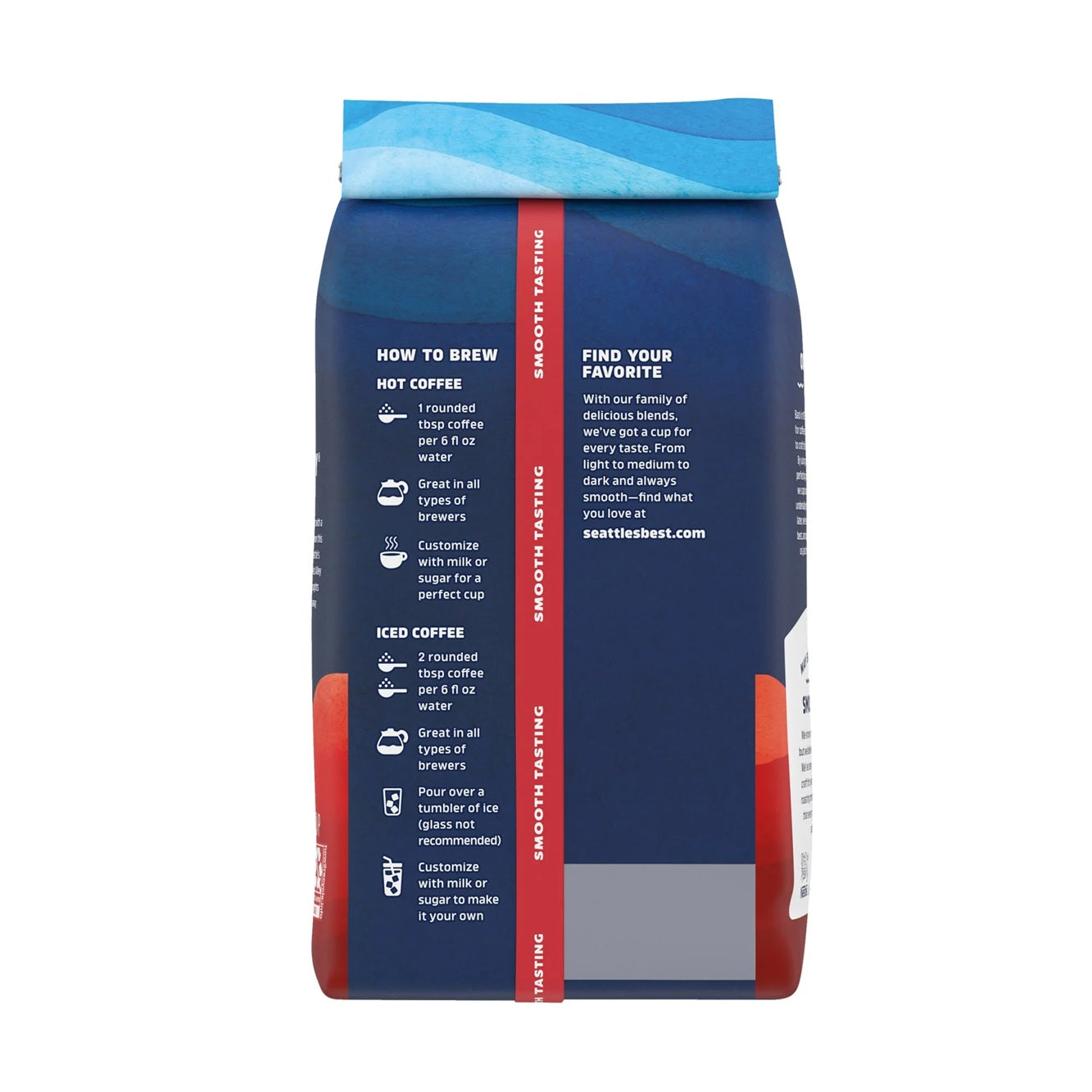 Seattle's Best Coffee Post Alley Blend (Previously Signature Blend No. 5) Dark Roast Ground Coffee 12-Ounce Bag