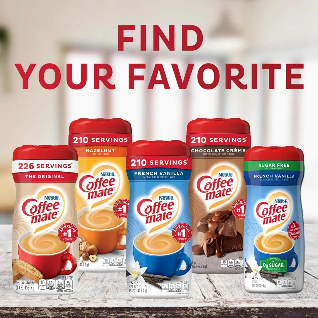 Coffee mate Vanilla Caramel Sugar-Free Powder Coffee Creamer, 10.2 oz