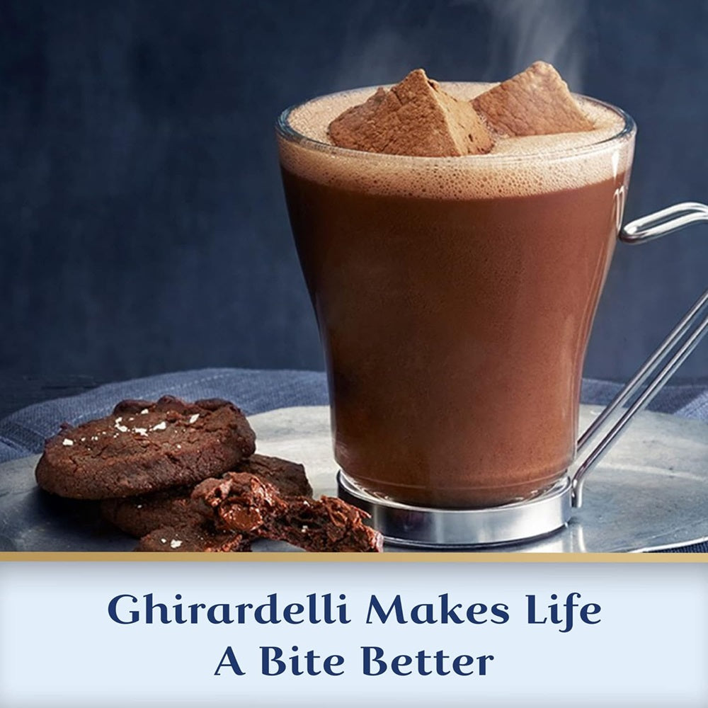Ghirardelli Premium Hot Cocoa Envelopes, Rich Chocolate, 1.5oz Sachet