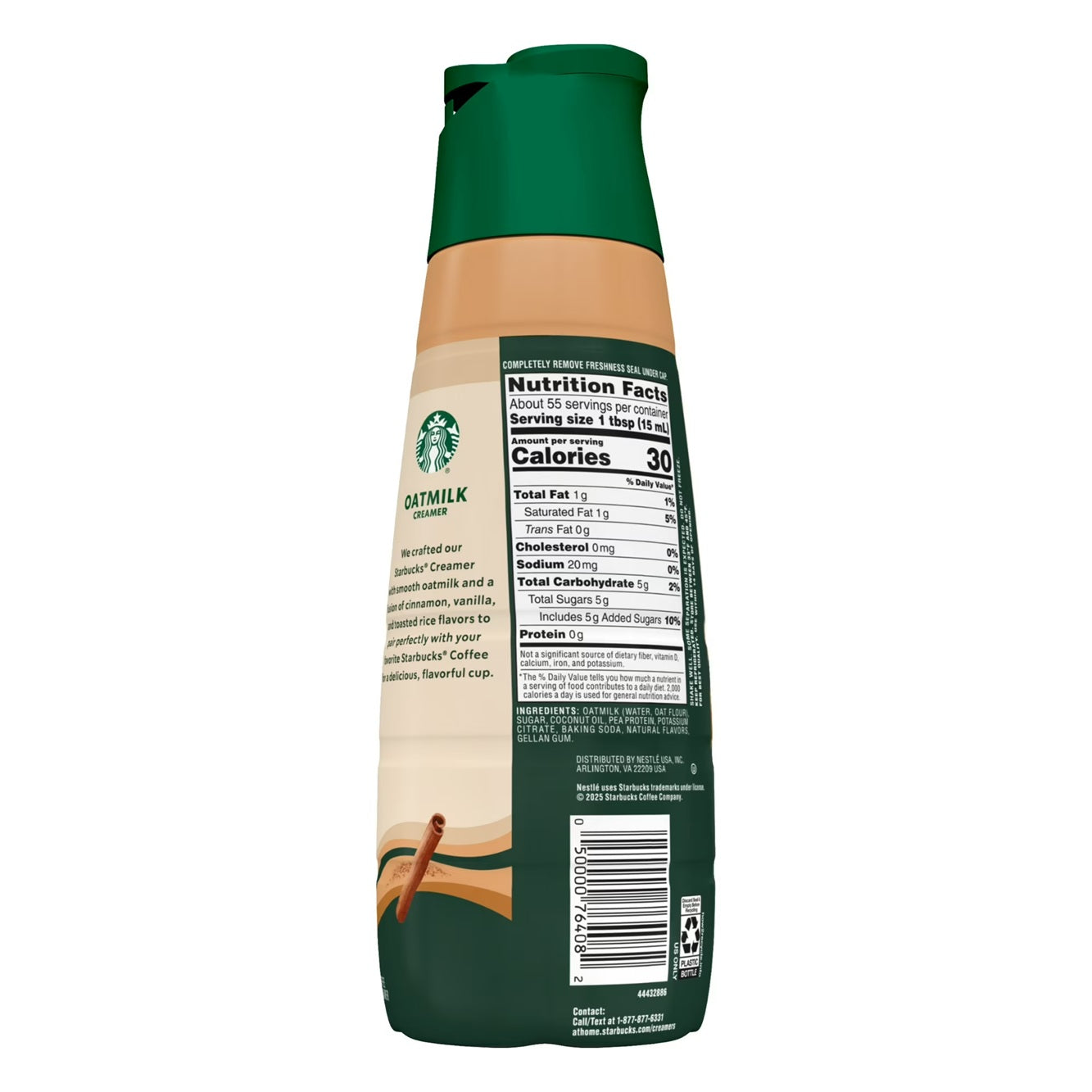 Starbucks Horchata Shaken Espresso Inspired Non-Dairy Creamer, 28 fl. oz. Bottle