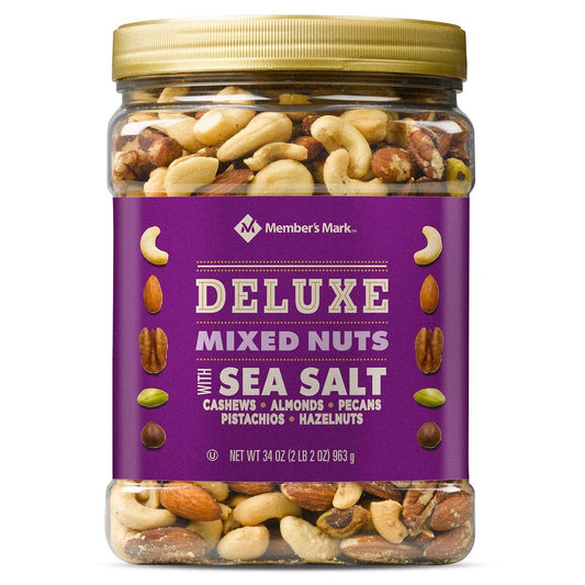 Member's Mark Deluxe Roasted Mixed Nuts with Sea Salt 963g.