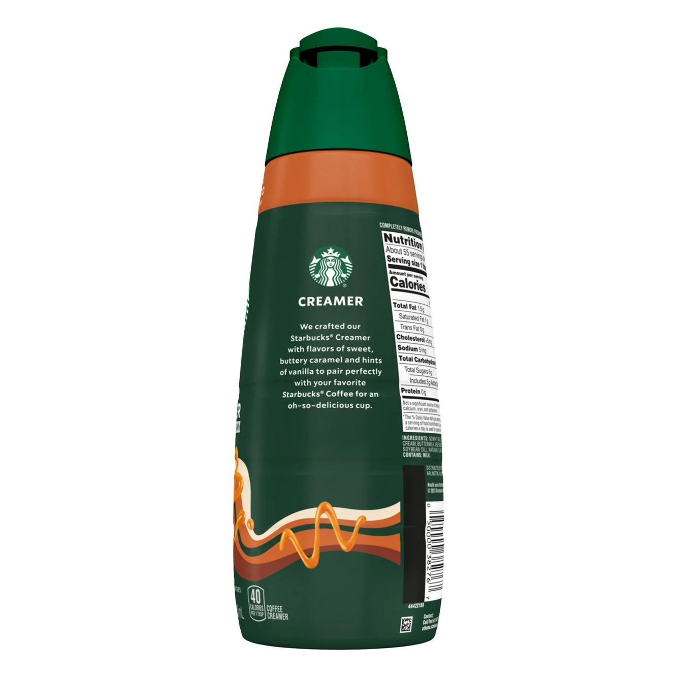 Starbucks Liquid Coffee Creamer Caramel Macchiato Flavored Creamer, 28 fl oz