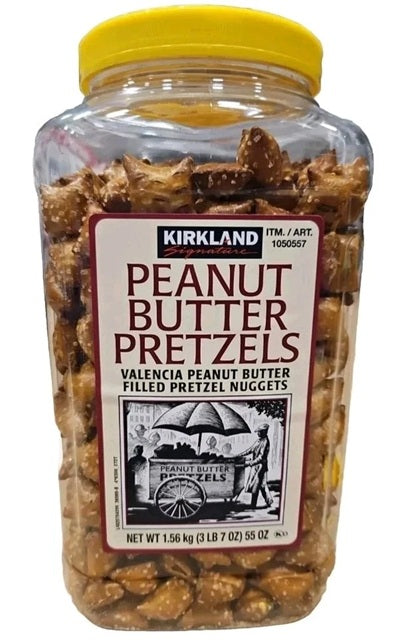 Kirkland Signature Peanut Butter Filled Pretzel Nuggets, 55 oz
