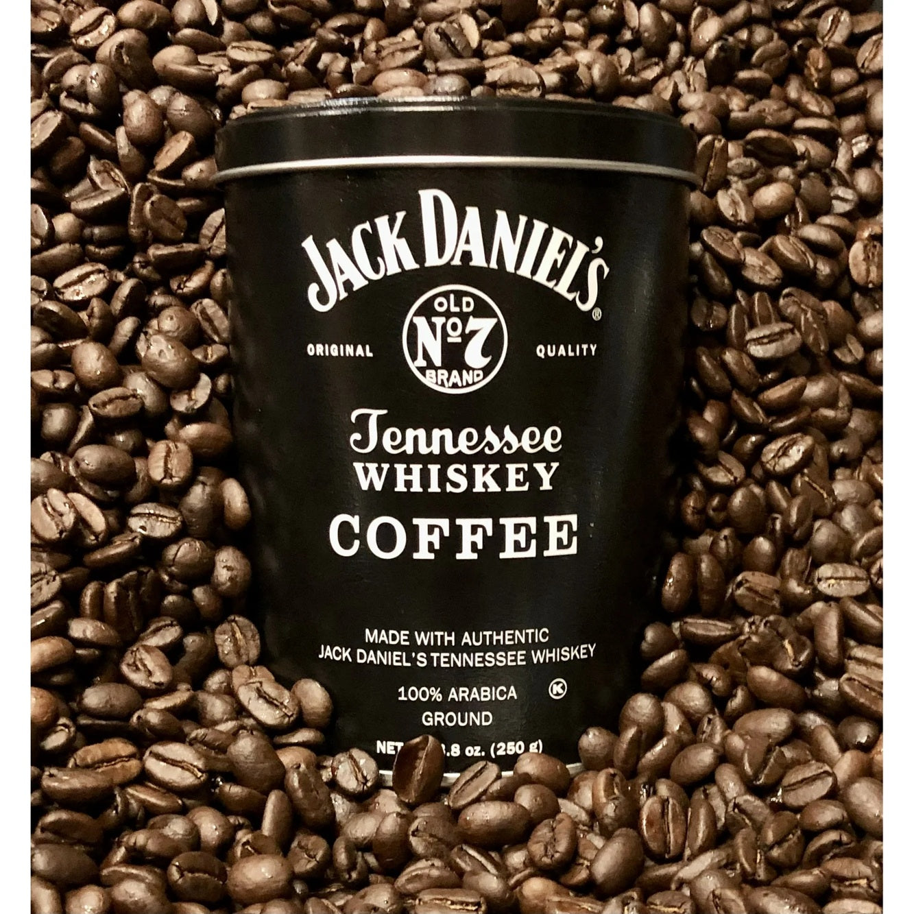Jack Daniel's Tennessee Whiskey Coffee, Ground, Medium Roast, 8.8oz Can