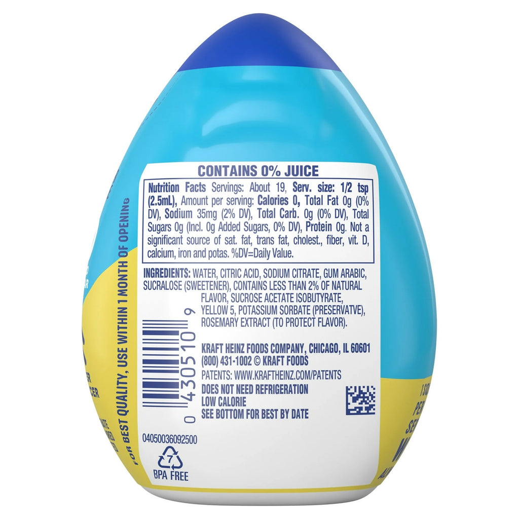MiO Lemonade Sugar Free Water Enhancer, 1.62 fl oz Bottle