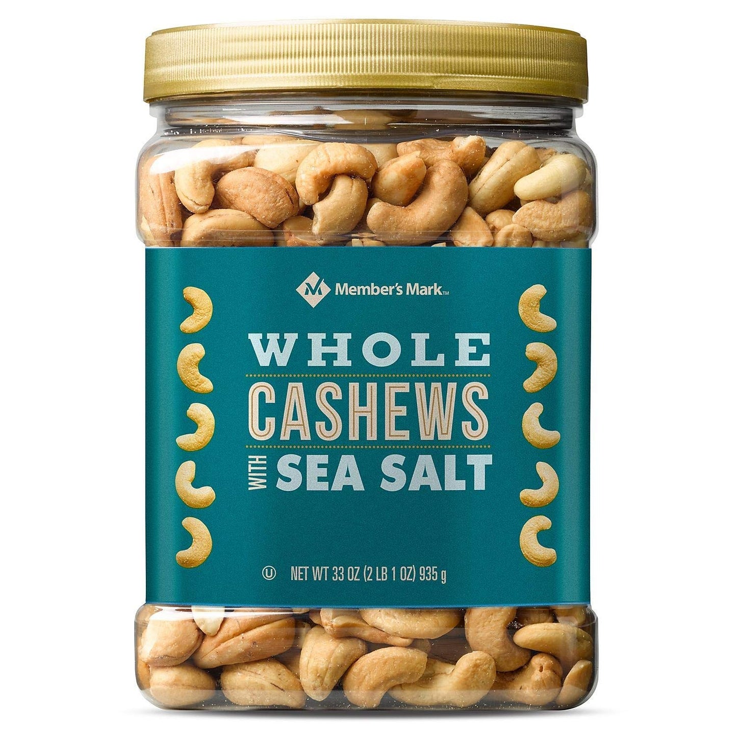 Member's Mark Roasted Whole Cashews with Sea Salt ( 33 Oz.)